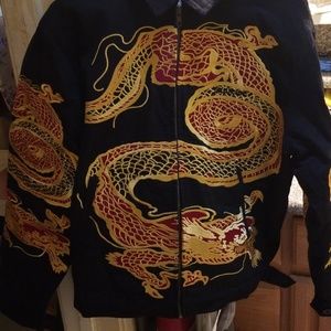 Supreme dragon work jacket